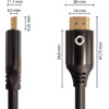 Oehlbach Black Magic MKII HDMI OB 92492 8K-s HDMI - HDMI kábel 1,5 m f...