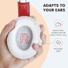 OneOdio S1 Hibrid ANC Aktív zajszűrős Bluetooth fejhallgató, fehér/pir...