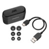 JVC HA-A9T-B Bluetooth fülhallgató, fekete színben