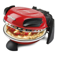 G10006 EVO Forno Pizza Delizia Red, eredeti piros színű olasz házi pizza sütő, 5 perc alatt, 400 fokon, 31cm-es pizza