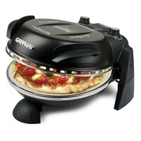 G10006 EVO Forno Pizza Delizia Black, eredeti fekete színű olasz házi pizza sütő, 5 perc alatt, 400 fokon, 31cm-es pizza
