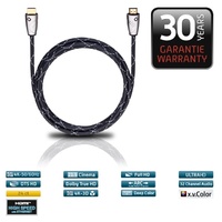 Oehlbach Easy Connect Steel 150 Ethernet képes HDMI kábel 1,5 m OB 124...