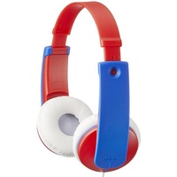 JVC HA-KD7-R KIDS  Gyerek fejhallgató limitált hangerővel piros/kék színben