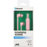 JVC HA-FX21BT-P Fülhallgató Bluetooth kapcsolattal, rózsaszín színben