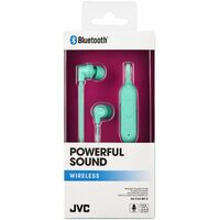 JVC HA-FX21BT-Z Fülhallgató Bluetooth kapcsolattal, kékes zöld színben...
