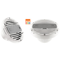 Hertz HMX 8 LD fehér 20cm-es vízálló koaxiális hangszóró RGB LED világ...