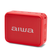 Aiwa BS-200RD Hordozható Bluetooth hangszóró piros színben