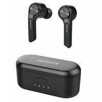 Aiwa ESP-350BK Bluetooth fülhallgató, fekete színben