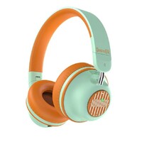 OneOdio S2 ANC Aktív zajszűrős Bluetooth fejhallgató, narancs/zöld szí...
