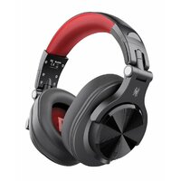 OneOdio A70 Bluetooth fejhallgató, fekete/piros színben