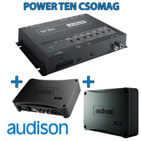 Audison Power Ten csomag  Bit Ten hangprocesszor + AP1D + AP4D erősítők
