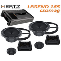 Hertz Legend 165 csomag ML Power 4,  4/3/2 csatornás erősítő + Mille Legend MLK 165.3 hang...