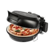 Girmi FP50 Forno Elettrico  házi pizza sütő fekete színben, 4 perc alatt, 31cm-es pizza