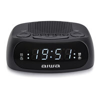 Aiwa CR-09J Modern, Praktikus és stílusos ébresztőóra beépített AM/FM rádióval, Japán technológia