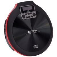 Aiwa PCP-850RD Hordozható MP3 Discman X-HyperBass és 50mp ESP védelemmel, fülhallgatóval és igényes tárolóval, piros