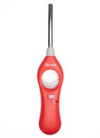 Girmi  AG21 újratölthető gázgyújtó, állítható láng, biztonsági zár, környezetbarát, konyhába, grillhez és kandallóhoz. Piros