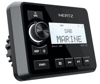 Hertz HMR 18D professzionális DAB+ marine média lejátszó Bluetooth 5.0-val, 2 zónás vezérléssel, IP66 védelemmel
