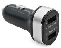 Phonocar 05222 USB autós töltő 2 porttal, QC3.0 gyorstöltéssel, 12/24V kompatibilitás
