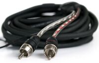 Connection BT2 100.2 kétcsatornás RCA összekötő kábel 1 m, dupla árnyékolással és remote vezetékkel