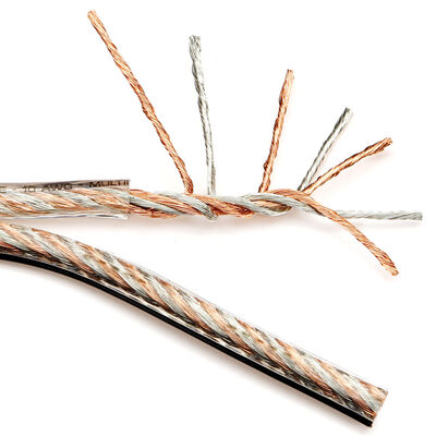 Connection FT-216.2 hangszórókábel 16AWG 2x1,24 mm² átlátszó borítással, First sorozat, többszörösen csavart