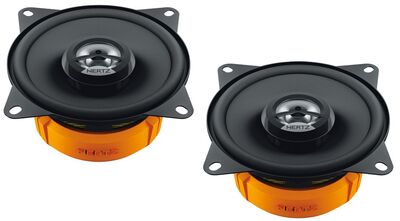 Hertz DCX 100.3 prémium kétutas koaxiális autóhangszóró 60W 10cm Dieci sorozat, neodímium mágnes, 4 Ohm