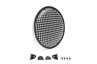 Phonocar 03025 Acél hangszóró rács 25cm-es mélynyomókhoz a tökéletes védelemért