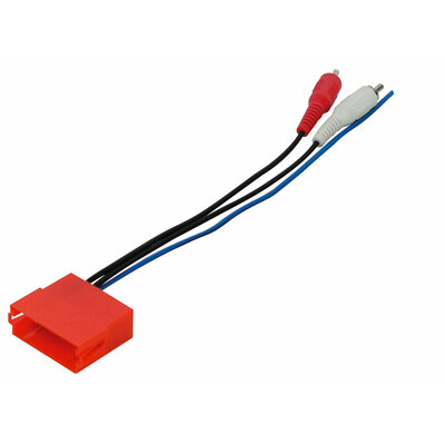 Phonocar 04191 Active System adapter MINI ISO kábel 4V pre-out Audi gyári erősítőhöz 2000–2006