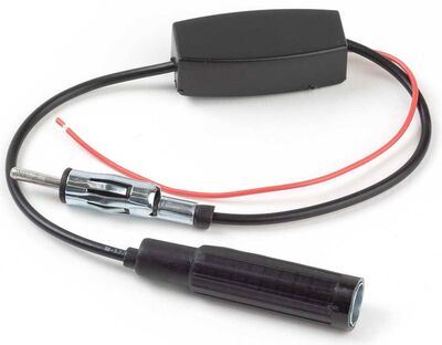 Phonocar 08515 antenna jelerősítő autórádióhoz FM 8dB AM 12dB 23cm kábellel