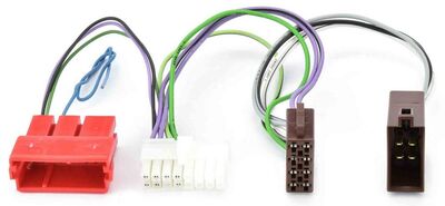 Phonocar 04190 autórádió ISO csatlakozó gyári erősítővel szerelt Audi modellekhez, 20 cm, hátsó rendszerhez