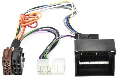 Phonocar 04135 autórádió ISO kábel adapter Audi A3/A4 és Seat Exeo típusokhoz, 30 cm, FAKRA csatlakozóval