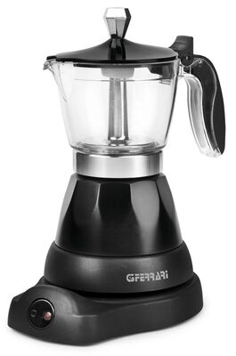 G3 Ferrari G10028 Bonjour fekete elektromos kávéfőző 400 W, 1-3 csésze, melegen tartó funkcióval