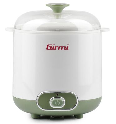Girmi YG02 joghurt készítő 1,5 literes tartállyal, 20 W teljesítmény, átlátszó fedéllel, szűrőbetéttel