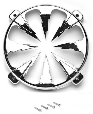 Phonocar 03026 krómozott hangszóró rács 25cm-es mélynyomóhoz alumínium, egyedi design, 4 rögzítési ponttal