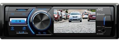 JVC KD-X560BT mechanika nélküli Bluetooth digitális média fejegység 3" QVGA kijelzővel, USB/AUX, tolatókamera támogatás