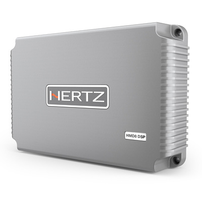 Hertz HMD8 DSP 8 csatornás erősítő hangprocesszorral, hajó és motorsporthoz