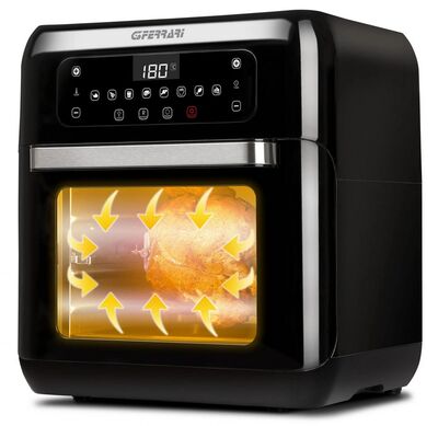 G3 Ferrari G10136 forró levegős sütő, digitális kijelzővel, 12 program, 2 szintes sütés, tartozékokkal