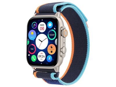 Trevi T-FIT 430 A Black - Smartwatch, okosóra AMOLED kijelzővel, híváskezeléssel és egészségfigyeléssel, fekete szín