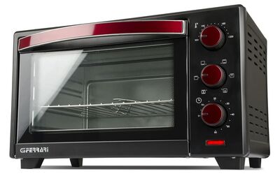 G3 Ferrari G10073 Il Moro 20 kompakt elektromos sütő 20 liter, ventilátoros, 230°C-ig állítható, 3 sütési mód, teljes tartozékkészlet