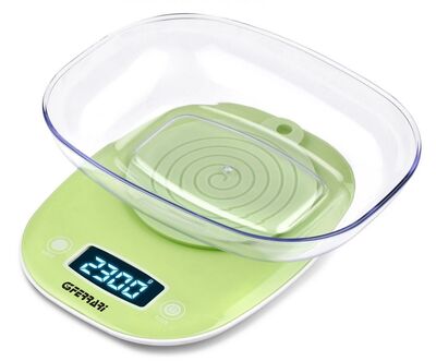 G3 Ferrari G20066 Wendy digitális konyhai mérleg 5 kg kapacitással, levehető tál és szilikon alátét