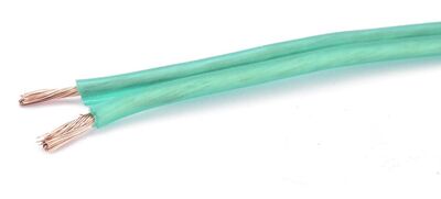 Phonocar 061521 hangszóró kábel 2x1 mm², zöld szín, 50 méter tekercs, soft touch szigetelés