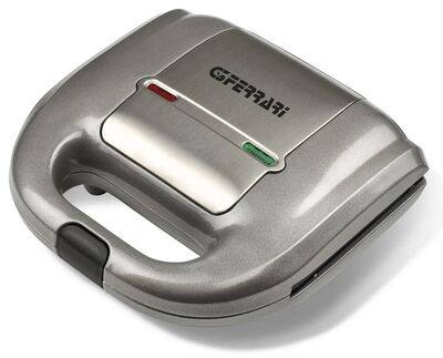 G3 Ferrari G10115 melegszendvics sütő tapadásmentes bevonattal, 750 W, ezüst szín, 220x130 mm sütőfelület