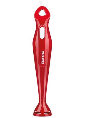 Girmi MX01 Professzionális botmixer 170 W rozsdamentes acél pengékkel, ergonomikus piros dizájn