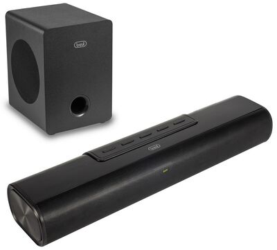 Trevi SB 8380SW hangprojektor 2.1 vezeték nélküli mélynyomóval, Bluetooth, HDMI ARC, 90W teljesítmény