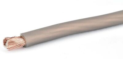 Phonocar 061071 tápkábel, 8,5 mm², szürke, 25 méteres tekercs, univerzális autóhifi kábel