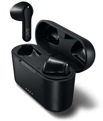 JVC HA-A3T-B Bluetooth fülhallgató fekete, vezeték nélküli, 7,5 óra üzemidő, IPX4, mikrofonos