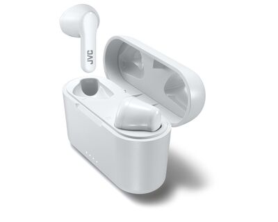 JVC HA-A3T-W Bluetooth fülhallgató fehér, vezeték nélküli, IPX4, 7,5 óra üzemidő, mikrofonos