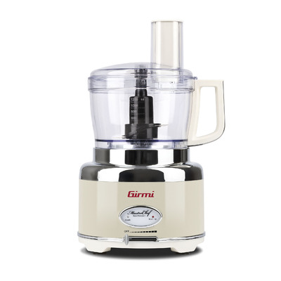 Girmi RB90 MastroChef Professzionális, multifunkciónális robotgép, aprító, keverő, daraboló, krém színű, 600W