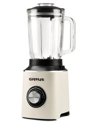G3 Ferrari G20122 Superbo Professzionális turmixgép 600W, 1.5L üvegkancsóval, jégdaráló funkció, krém színben
