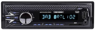 Trevi SCD 5751 DAB autórádió DAB/DAB+ tunerrel, USB, SD, Bluetooth, AUX-IN, 160W, fix előlap
