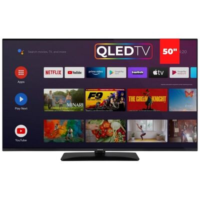 Aiwa QLED-850UHD-SLIM 50" (125cm), QLED, DLED, 4K UHD, Android csúcskategóriás televízió  